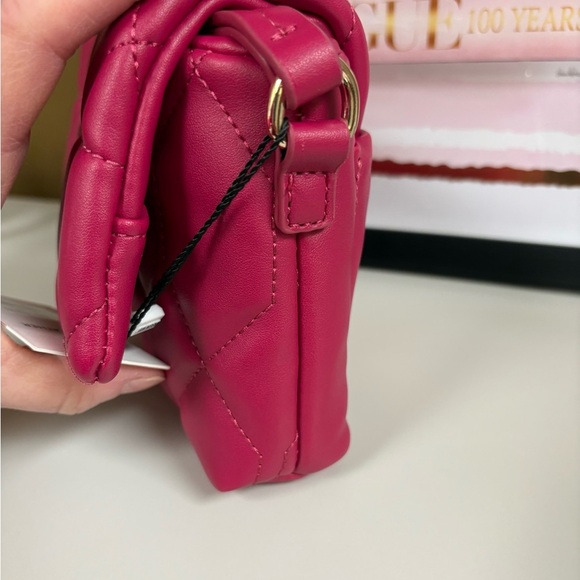 Jason Wu Fuchsia Quilted Vegan Leather Crossbody Bag - Picture 5 of 12